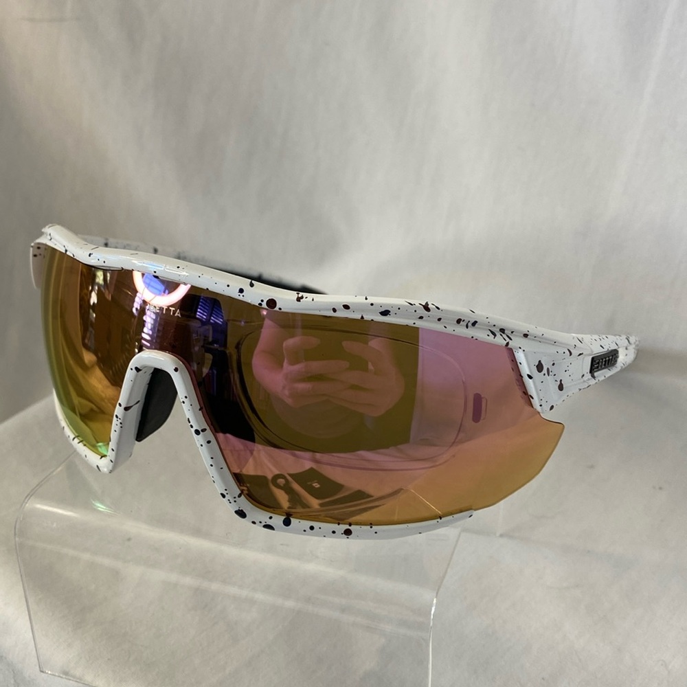 Betta Polarized Sports Sunglasses UV400 ~ Unisex ~ White Frame